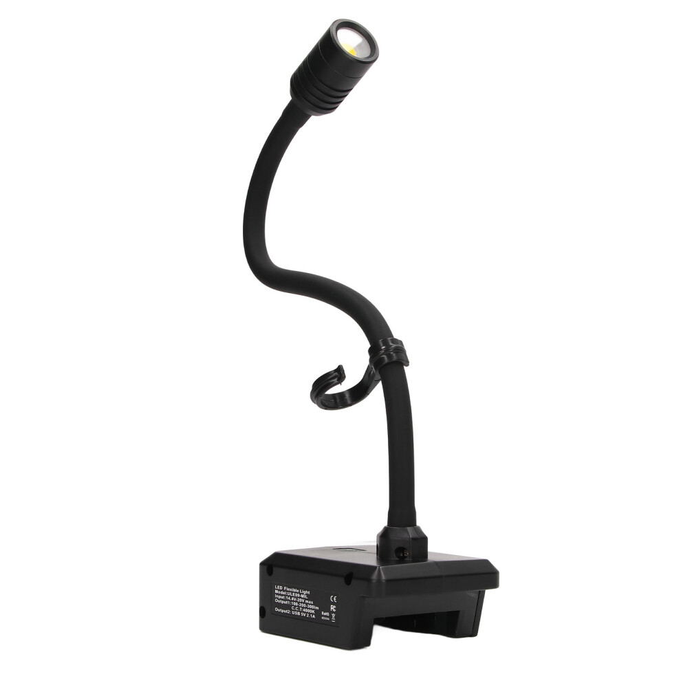 Rechargeable Led Gooseneck Work Light With 2 Usb Ports, Ip65 9371339996939