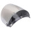 UV Protection & Adjustable Metal Button Motorcycle Helmet Visor Silver 16