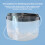 UV Protection & Adjustable Metal Button Motorcycle Helmet Visor Silver 12
