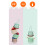 Baby Milk Powder Dispenser 3 Layers 150ml Stackable & Rotatable Light Blue 6