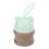 Baby Milk Powder Dispenser 3 Layers 150ml Stackable & Rotatable Light Blue 3