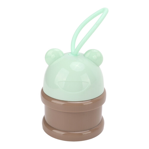 Baby Milk Powder Dispenser 3 Layers 150ml Stackable & Rotatable Light Blue 2
