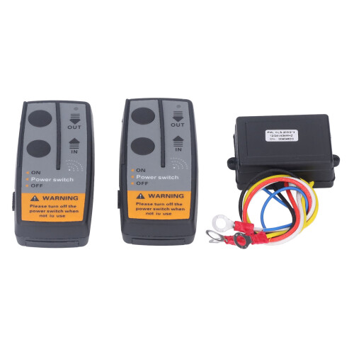 Universal 6pc Wireless Winch Remote Controller & 3 434MHz Receiver Kit