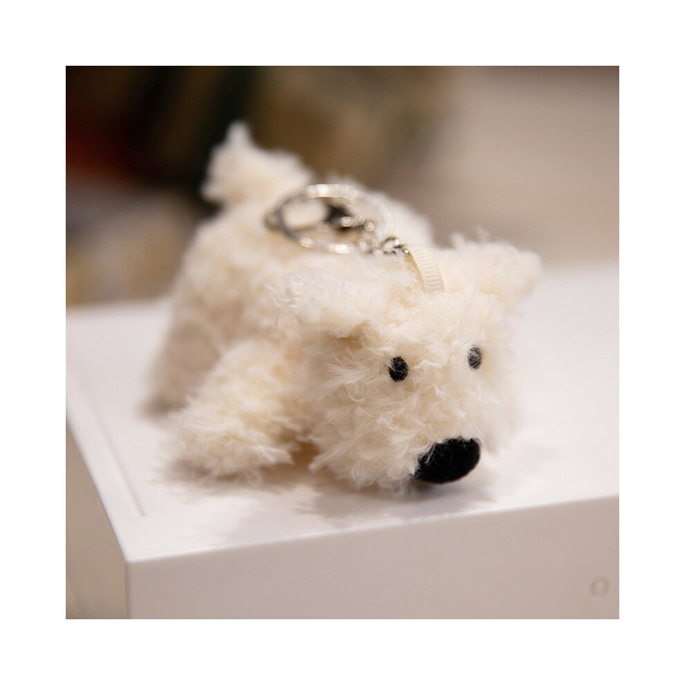 (Westie)Llavero Animal De Felpa SúPer Suave Bolsa De AlgodóN Pp Encanto Regalo NiñOs Para-image