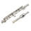 Detachable Silver Plated C Piccolo With 2
