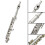 Detachable Silver Plated C Piccolo With 6