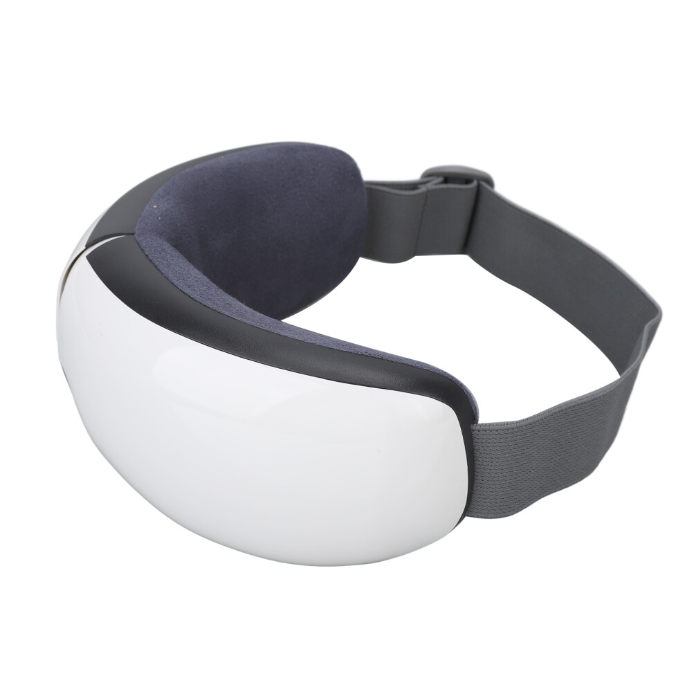 USB Rechargeable Eye Massager with Heat, Music & 950mAh Battery