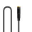 Silikon-Audio-Splitterkabel 1 m schwarzes Headset 3