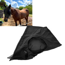 Mesh Silk Horse Fly Mask Black Breathable Protection Against Insects