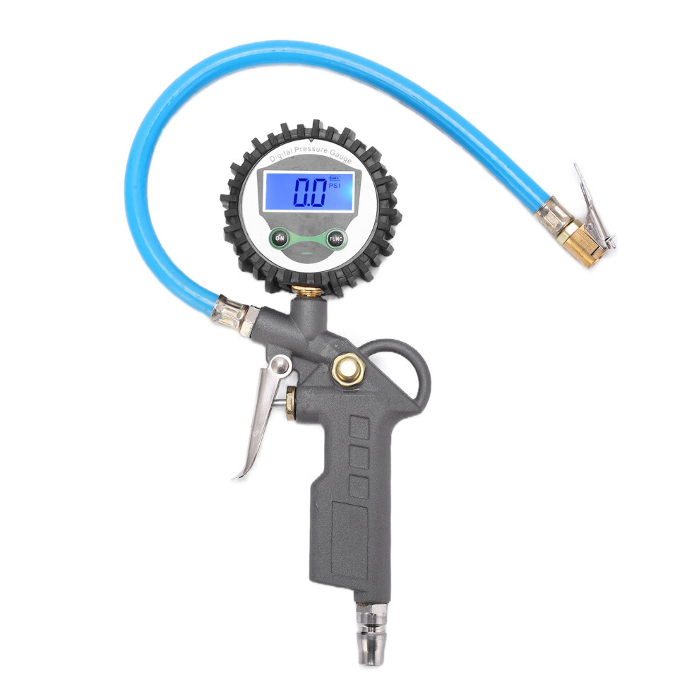Digital Tire Inflator Pressure Gauge Backlight 9121376487446