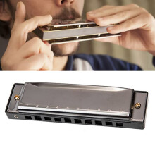 10-Loch C-Key Harmonika für Anfänger Schüler Tragbares Mundorgan Kleines Blasinstrument