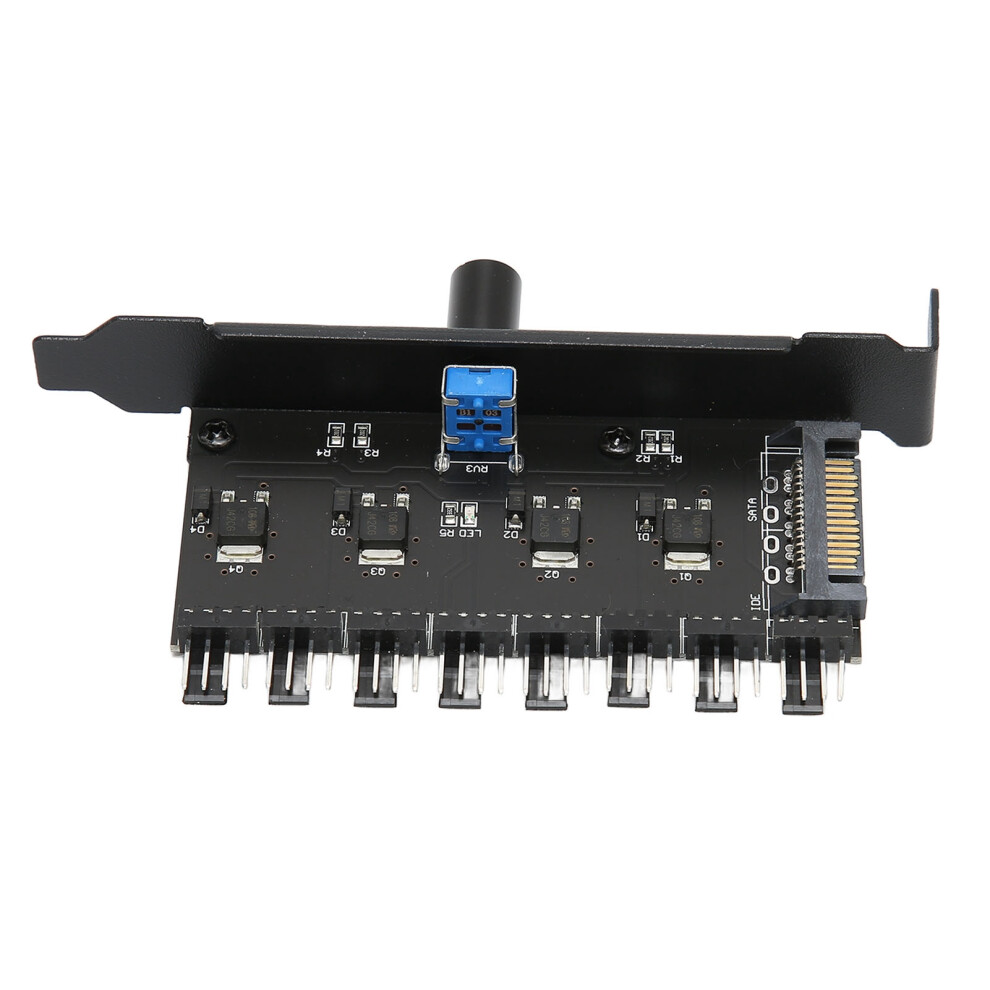 Sata 8-Port Fan Hub With Pwm Control For Cpu Hard Drive & Vga Cooling 3361340005948