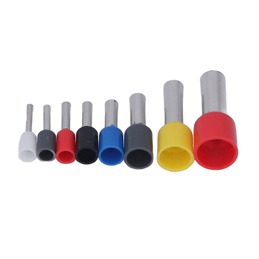 Cold Pressed Copper Tube Terminal Set 1200 Pcs Multi Function Wire Crimping Kit 4031340006564
