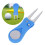 Portable Golf Green Divot Repair Tool Folding Ball 6