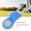 Portable Golf Green Divot Repair Tool Folding Ball 8