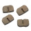 4pcs Rear Disc Brake Pad Set Ceramics Replacement 5