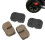 4pcs Rear Disc Brake Pad Set Ceramics Replacement 12