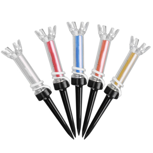5Pcs Multi‑color Golf Tees Durable Plastic 2