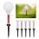 5Pcs Multi‑color Golf Tees Durable Plastic 4