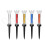 5Pcs Multi‑color Golf Tees Durable Plastic 2