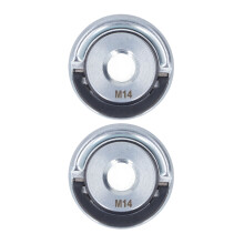 2Pcs Angle Grinder Flange Nut M14 Metal Self