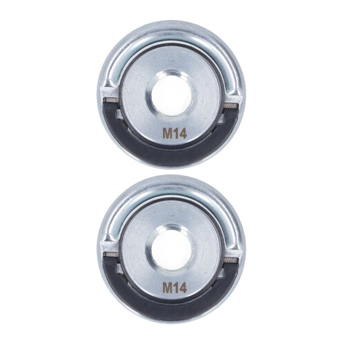 2Pcs Angle Grinder Flange Nut M14 Metal Self