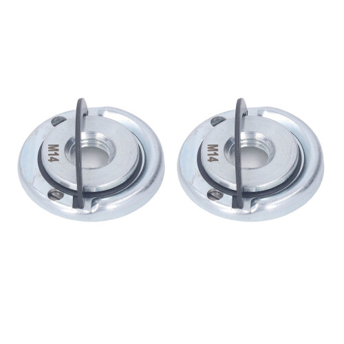 2Pcs Angle Grinder Flange Nut M14 Metal Self 1
