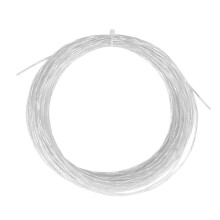 12,2 m 1,30 mm Tennisschläger-String Elastisches Nylon Titanium Tennisschlägersehne Ersatz für Sport Weiß