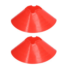 High Flower Mouth Fußballkegel 10 Stück 8 cm Markierungsscheiben für das Training von Kindern und Erwachsenen