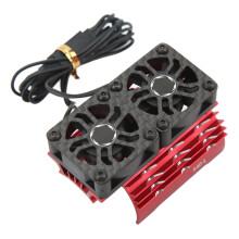 Disipador de calor para ventilador RC de 36 mm 28000RPM 56 g rojo 30,1 x 30,1 mm