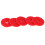 90Pcs Piano Ring Gaskets Soft Wool Small Red 11