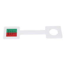 Thicken Waterproof Plastic Vision Tester Tool 18x5cm for Women Men