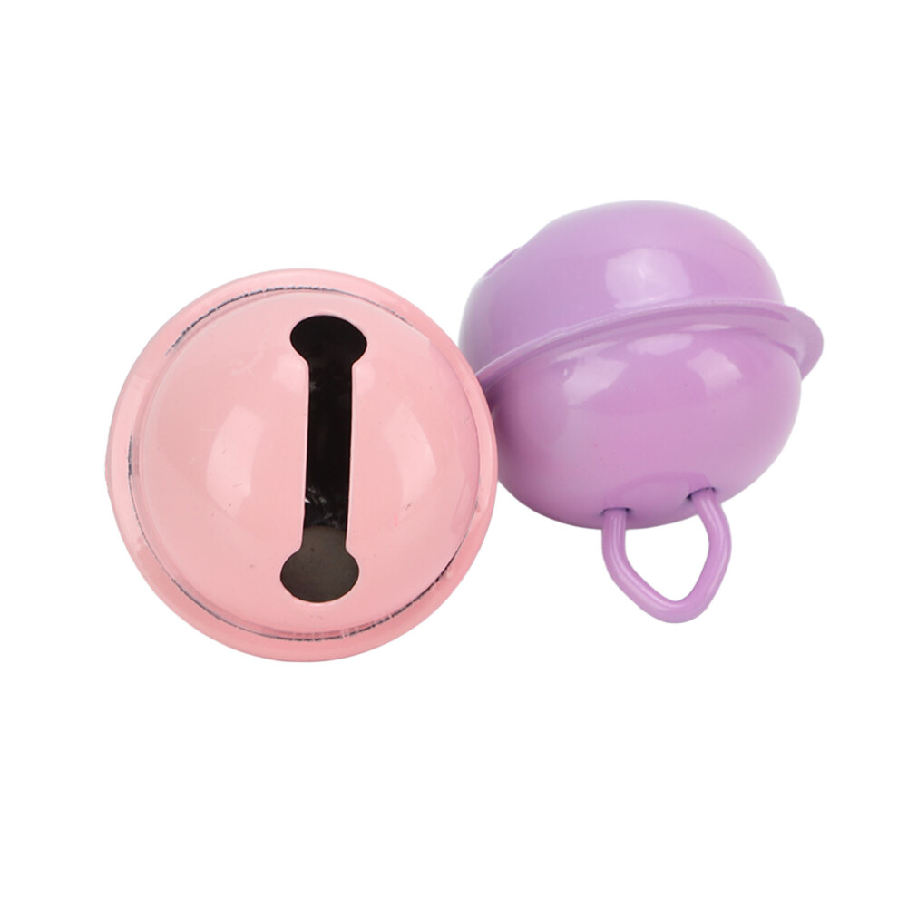 22Mm Pink & Purple Jingle Bells Set 20Pcs - Great For Decor & Crafts 4981340014840