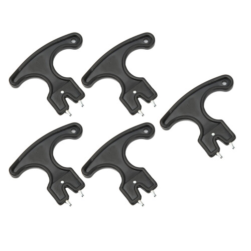 Golf Spike Wrench 5 Pcs Plastic Iron Replacement Tool for Golf Shoes 1