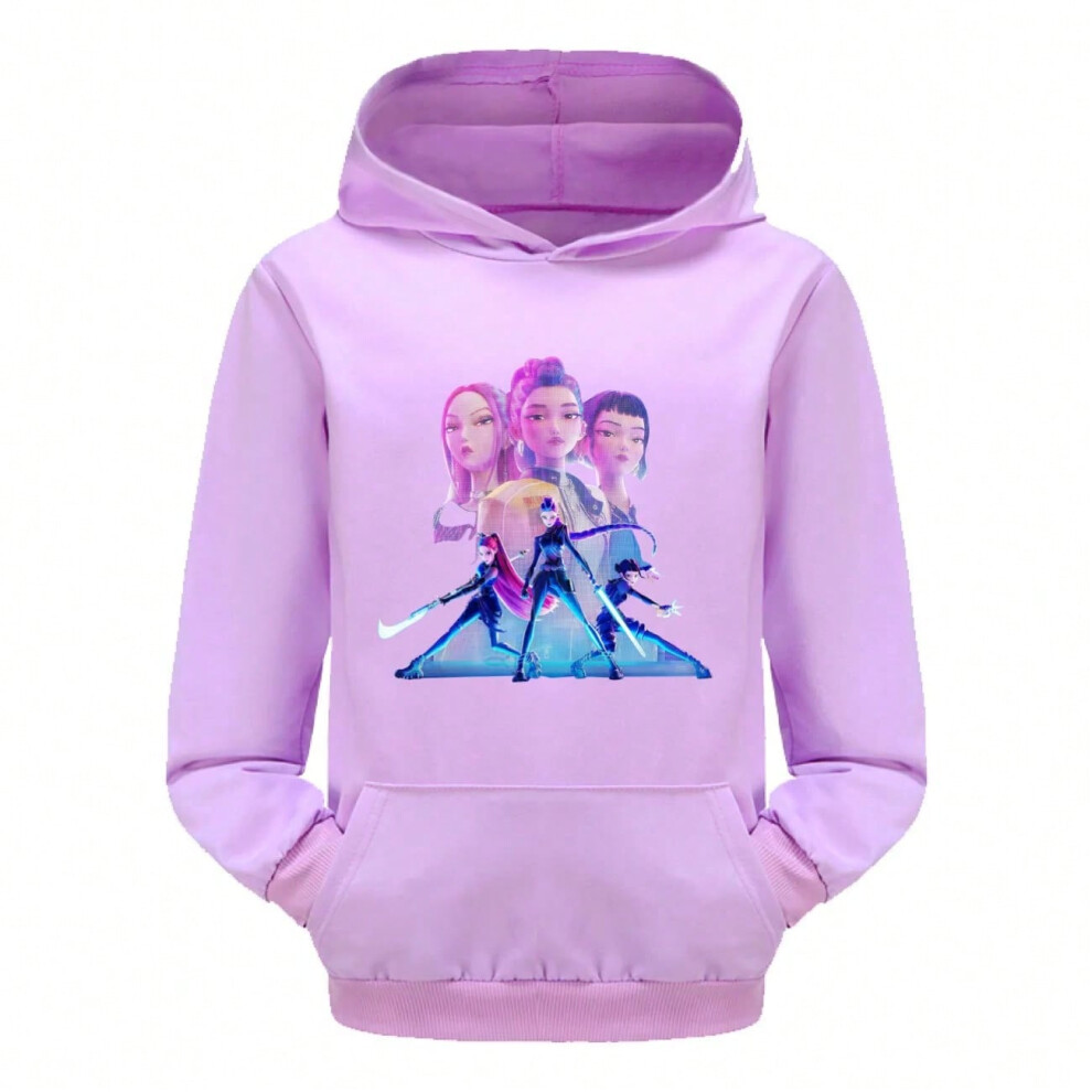 (model 5, 170cm(15-16y)) KKPop Demon Hunters Huntrix Hoodie Kids Clothes Girls Clothing Fashion Teen Boy Clothes Spring Autumn Sweatshirt Children's T-image-OPC-PJK6DK2-NEW