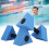 2PCS Triangle Dumbbell EVA Water Weight Barbell 5