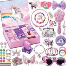 Advent Calendar for Girls - Unicorn Gifts for Girls Advent Calendar 24 Days of Surprise Gifts Best Gifts for Daughters, Granddaughters