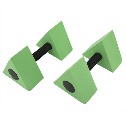 2PCS Triangle Dumbbell EVA Water Weight Barbell