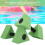 2PCS Triangle Dumbbell EVA Water Weight Barbell 8