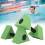 2PCS Triangle Dumbbell EVA Water Weight Barbell 5