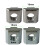 Car Rooftop Bike Rack: Aluminum Upright Fixed Bracket with Full Set 8