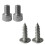 Car Rooftop Bike Rack: Aluminum Upright Fixed Bracket with Full Set 9