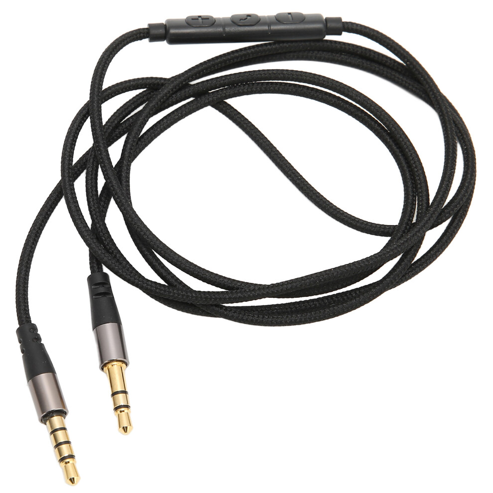 Flexible 3.8Ft 3.5Mm Male To Male Headphone Extension Cable With Microphone 8091340022472