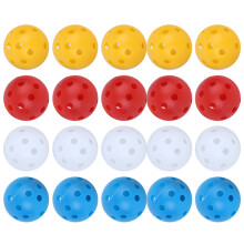 20Pcs Mixed Color Plastic Airflow Hollow Training