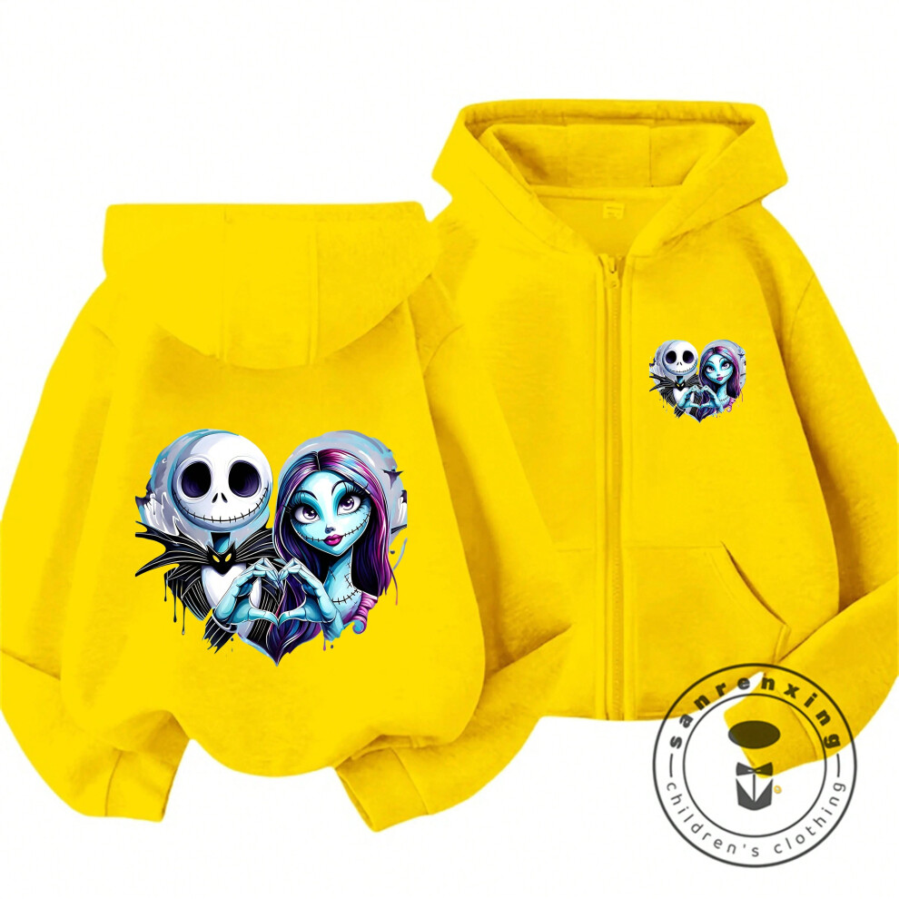 (Picture color-15, 140) Ernest Saves Christmas New Hot Selling Zip Hoodie Kids Autumn Winter Cartoon Print Boys Girls Casual Cotton Fashionable Cheap-image-OPC-PJK6NKZ-NEW