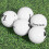 5pcs Golf Game Poker Balls Double Layer Practicing 8