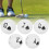 5pcs Golf Game Poker Balls Double Layer Practicing 6