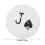 5pcs Golf Game Poker Balls Double Layer Practicing 9
