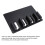 Tangle-Free Wall Clipper Holder Large Capacity for Brushes & Combs 9