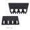 Tangle-Free Wall Clipper Holder Large Capacity for Brushes & Combs 4